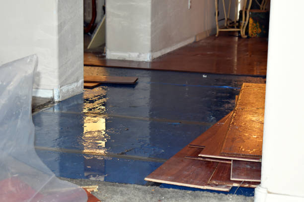 Professional Emergency Water Damage Restoration technician working in Kiel, WI